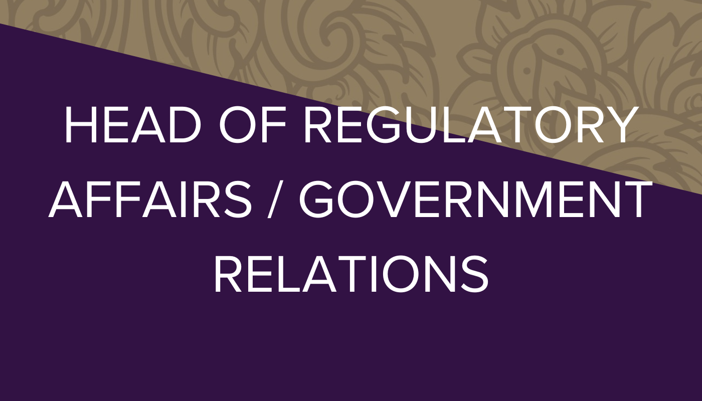 Head of Regulatory Affairs / Government Relations of the Year