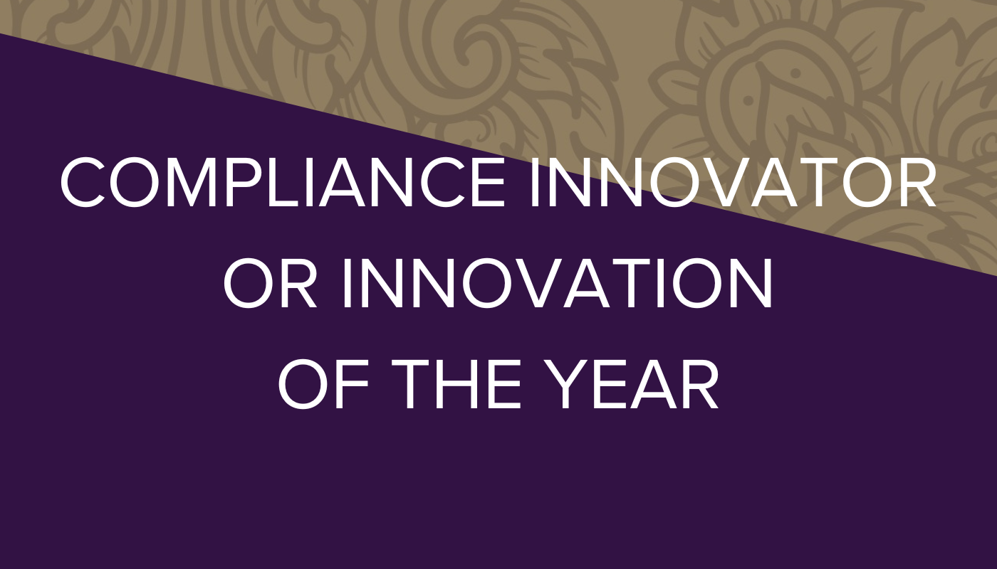 Compliance Innovator or Innovation of the Year