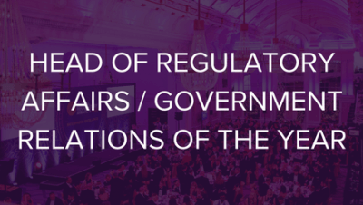Head of Regulatory Affairs / Government Relations of the Year