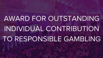 AWARD FOR OUTSTANDING INDIVIDUAL CONTRIBUTION TO RESPONSIBLE GAMBLING