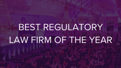BEST REGULATORY LAW FIRM OF THE YEAR