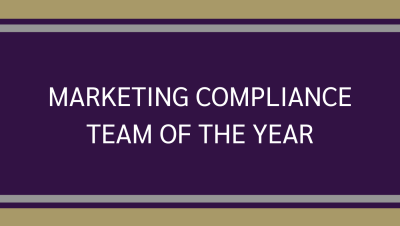 Marketing Compliance Team of the Year