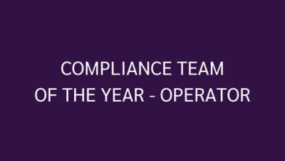 Compliance Team of the Year - Operator